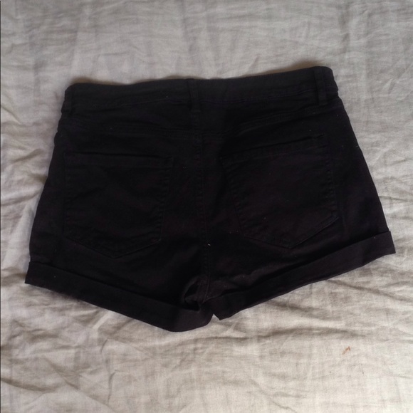 H&M Black Jean Shorts - Picture 2 of 3